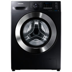 Samsung WF70F5E2W4X ecobubble™ Freestanding Washing Machine, 7kg Load, A+++ Energy Rating, 1400rpm Spin, Graphite